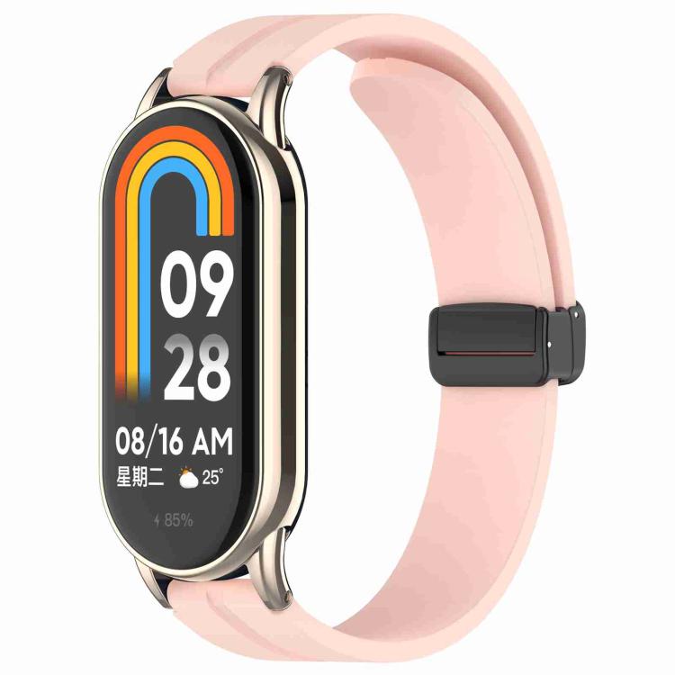 Cinturino per orologio in silicone con fibbia pieghevole xDfind, 12mm