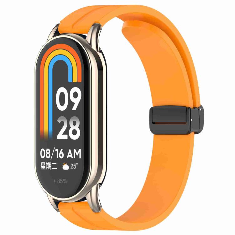 Cinturino per orologio in silicone con fibbia pieghevole xDfind, 12mm