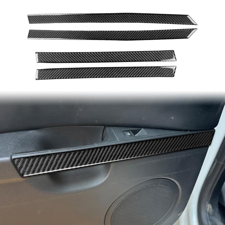 Set 4 adesivi fibra di carbonio per portiere SEAT Leon 2005-2012