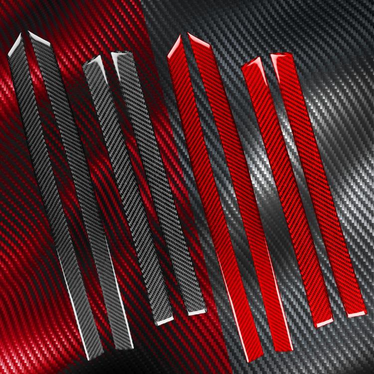 Set di 4 adesivi decorativi in fibra di carbonio per pannelli portiera auto SEAT Leon 2005-2012, lato guidatore sinistro e destro., Door Panel