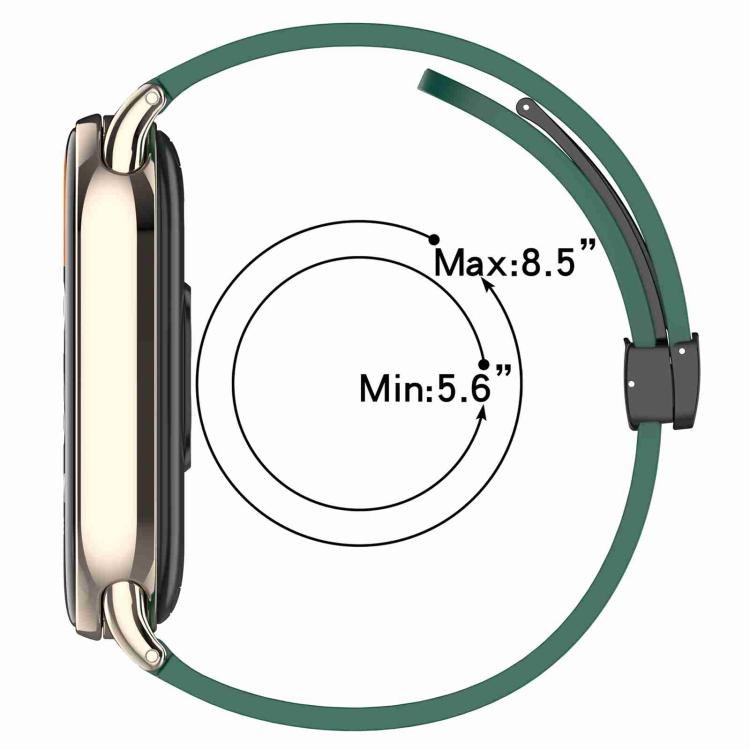 Cinturino per orologio in silicone con fibbia pieghevole xDfind, For Xiaomi Smart Band 10 / 9 / 8 / NFC