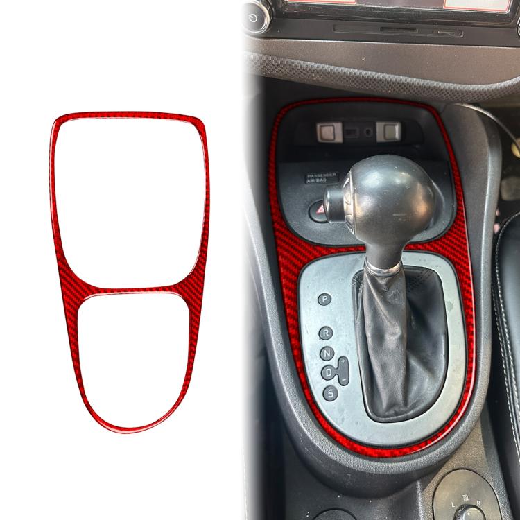 Adesivo decorativo in fibra di carbonio per la cornice del cambio dell'auto per SEAT Leon 2005-2012, lato guidatore sinistro e destro., Gear Shift Frame