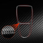 Adesivo decorativo in fibra di carbonio per la cornice del cambio dell'auto per SEAT Leon 2005-2012, lato guidatore sinistro e destro., Gear Shift Frame
