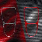 Adesivo decorativo in fibra di carbonio per la cornice del cambio dell'auto per SEAT Leon 2005-2012, lato guidatore sinistro e destro., Gear Shift Frame