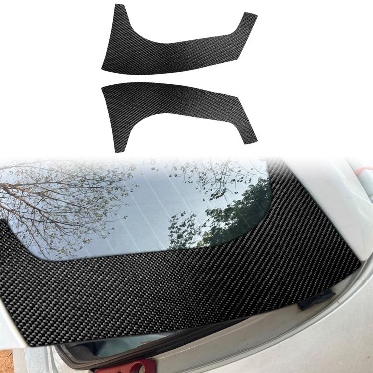 Set 2 adesivi fibra di carbonio lunotto SEAT Leon 2005-2012