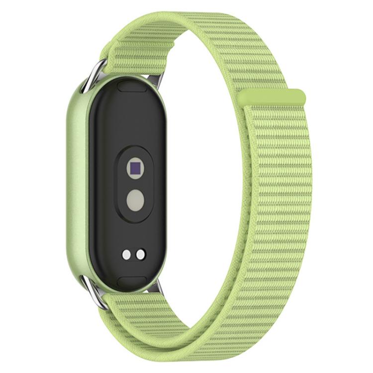 Cinturino per orologio xDfind con connettore in metallo e passante in nylon intrecciato., For Xiaomi Smart Band 10 / 9 / 8 / NFC