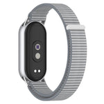 Cinturino per orologio xDfind con connettore in metallo e passante in nylon intrecciato., For Xiaomi Smart Band 10 / 9 / 8 / NFC