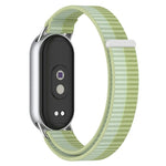 Cinturino per orologio xDfind con connettore in metallo e passante in nylon intrecciato., For Xiaomi Smart Band 10 / 9 / 8 / NFC