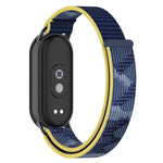 Cinturino per orologio xDfind con connettore in metallo e passante in nylon intrecciato., For Xiaomi Smart Band 10 / 9 / 8 / NFC