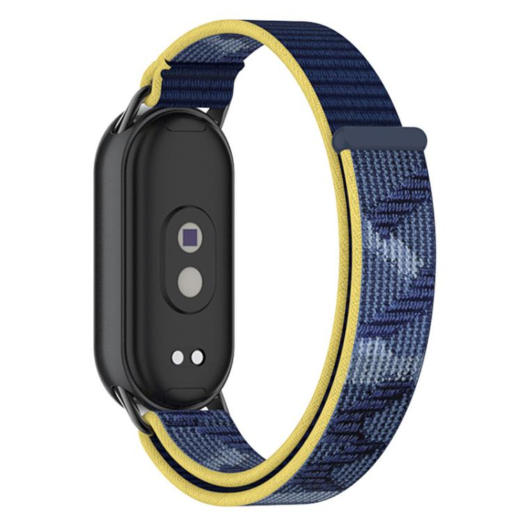 Cinturino per orologio xDfind con connettore in metallo e passante in nylon intrecciato., For Xiaomi Smart Band 10 / 9 / 8 / NFC