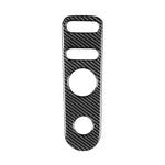 Pannello di regolazione dello specchietto retrovisore auto in fibra di carbonio con adesivo decorativo B per SEAT Leon 2005-2012, lato guidatore sinistro e destro, Rear Mirror Adjustment Panel B