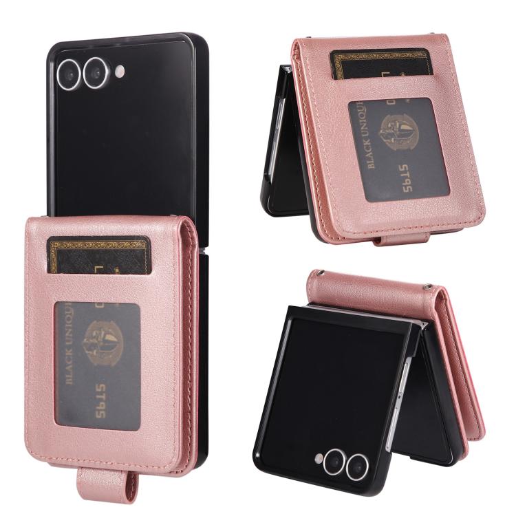 Custodia per telefono in pelle multifunzionale con 3 scomparti per carte., For Galaxy Z Flip8 5G, For Galaxy Z Fold7 5G, For Galaxy Z Flip7 5G