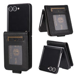 Custodia per telefono in pelle multifunzionale con 3 scomparti per carte., For Galaxy Z Flip8 5G, For Galaxy Z Fold7 5G, For Galaxy Z Flip7 5G