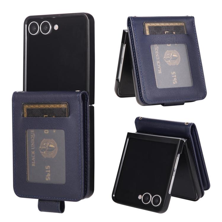 Custodia per telefono in pelle multifunzionale con 3 scomparti per carte., For Galaxy Z Flip8 5G, For Galaxy Z Fold7 5G, For Galaxy Z Flip7 5G