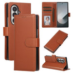 Custodia per telefono in pelle multifunzionale con 3 scomparti per carte., For Galaxy Z Flip8 5G, For Galaxy Z Fold7 5G, For Galaxy Z Flip7 5G