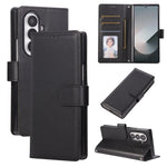 Custodia per telefono in pelle multifunzionale con 3 scomparti per carte., For Galaxy Z Flip8 5G, For Galaxy Z Fold7 5G, For Galaxy Z Flip7 5G