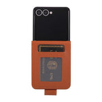 Custodia per telefono in pelle multifunzionale con 3 scomparti per carte., For Galaxy Z Flip8 5G, For Galaxy Z Fold7 5G, For Galaxy Z Flip7 5G