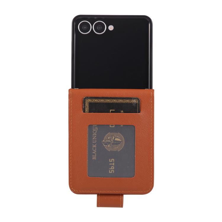 Custodia per telefono in pelle multifunzionale con 3 scomparti per carte., For Galaxy Z Flip8 5G, For Galaxy Z Fold7 5G, For Galaxy Z Flip7 5G