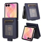Custodia per telefono in pelle multifunzionale con 3 scomparti per carte., For Galaxy Z Flip8 5G, For Galaxy Z Fold7 5G, For Galaxy Z Flip7 5G