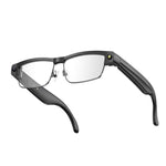 Occhiali intelligenti L802 con fotocamera HD da 8 MP, registrazione video, trasmissione Wi-Fi, intelligenza artificiale, assistente vocale intelligente, cuffie indossabili intelligenti.