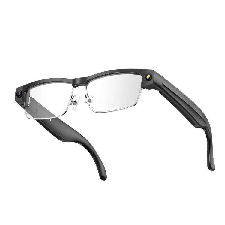 Occhiali intelligenti L802 con fotocamera HD da 8 MP, registrazione video, trasmissione Wi-Fi, intelligenza artificiale, assistente vocale intelligente, cuffie indossabili intelligenti.