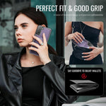 JEEHOOD J09 Portafoglio con fibbia, custodia per telefono in pelle con protezione magnetica MagSafe e RFID., For Samsung Galaxy S21 5G, For Samsung Galaxy S21+ 5G, For Samsung Galaxy S21 Ultra 5G, For Samsung Galaxy S20 FE