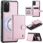 JEEHOOD J09 Portafoglio con fibbia, custodia per telefono in pelle con protezione magnetica MagSafe e RFID., For Samsung Galaxy S20 Ultra 5G, For Samsung Galaxy S20, For Samsung Galaxy S20+