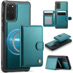 JEEHOOD J09 Portafoglio con fibbia, custodia per telefono in pelle con protezione magnetica MagSafe e RFID., For Samsung Galaxy S20 Ultra 5G, For Samsung Galaxy S20, For Samsung Galaxy S20+