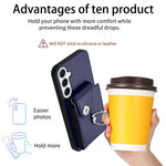 Porta carte d'organo, porta anelli, custodia per telefono, For Samsung Galaxy A26 5G, For Samsung Galaxy A06 4G
