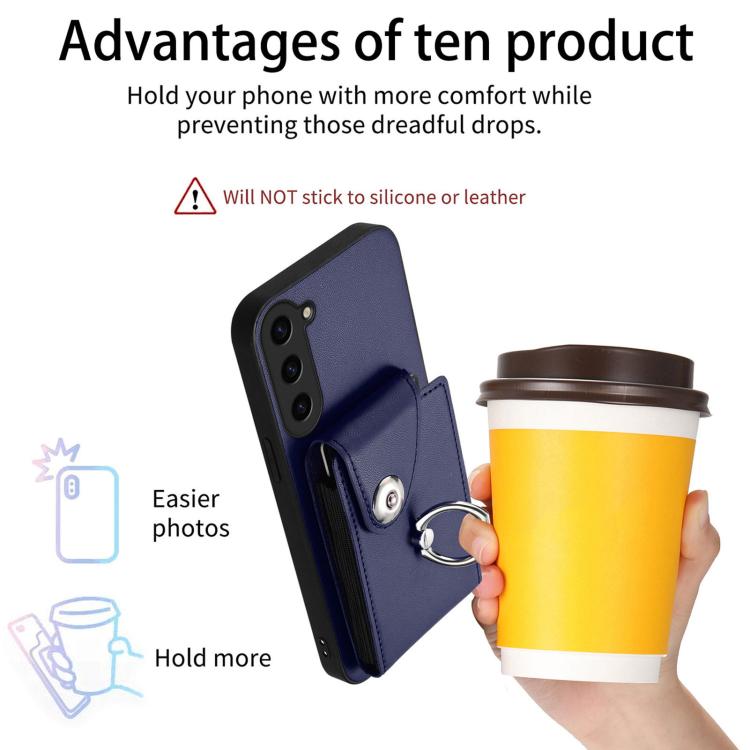 Porta carte d'organo, porta anelli, custodia per telefono, For Samsung Galaxy S23 FE 5G