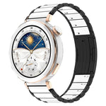Cinturino per orologio in acciaio inossidabile con fibbia pieghevole a sgancio rapido in ceramica., 18mm