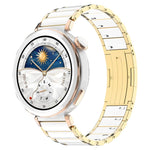 Cinturino per orologio in acciaio inossidabile con fibbia pieghevole a sgancio rapido in ceramica., 18mm