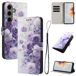 Custodia per telefono in pelle con motivo a colori, For Samsung Galaxy S26 5G, For Samsung Galaxy S25 FE 5G, For Samsung Galaxy S25 Edge 5G