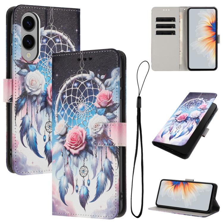 Custodia per telefono in pelle con motivo a colori, For Samsung Galaxy S26 5G, For Samsung Galaxy S25 FE 5G, For Samsung Galaxy S25 Edge 5G
