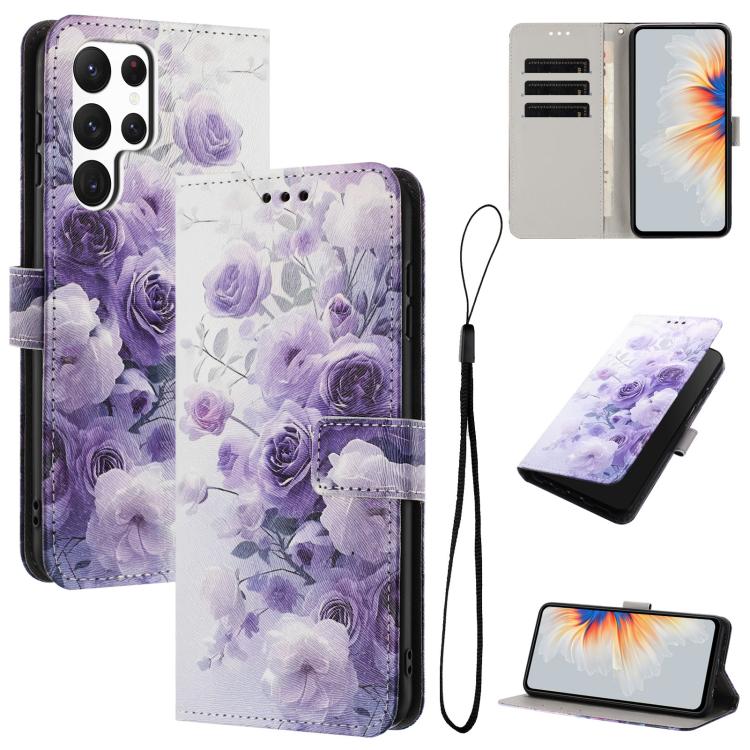 Custodia per telefono in pelle con motivo a colori, For Samsung Galaxy S20 FE, For Samsung Galaxy S22 Ultra 5G, For Samsung Galaxy S22+ 5G