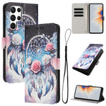 Custodia per telefono in pelle con motivo a colori, For Samsung Galaxy S20 FE, For Samsung Galaxy S22 Ultra 5G, For Samsung Galaxy S22+ 5G