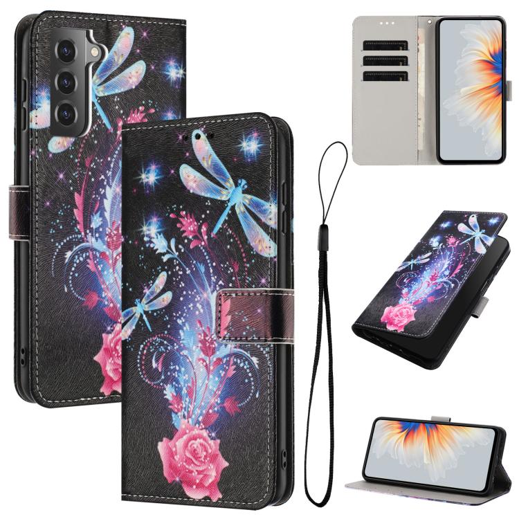 Custodia per telefono in pelle con motivo a colori, For Samsung Galaxy S20 FE, For Samsung Galaxy S22 Ultra 5G, For Samsung Galaxy S22+ 5G