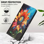 Custodia per telefono in pelle con motivo a colori, For Samsung Galaxy S22 5G, For Samsung Galaxy S21 FE 5G, For Samsung Galaxy S21 5G