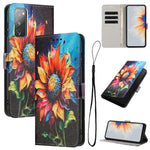 Custodia per telefono in pelle con motivo a colori, For Samsung Galaxy S20 FE, For Samsung Galaxy S22 Ultra 5G, For Samsung Galaxy S22+ 5G