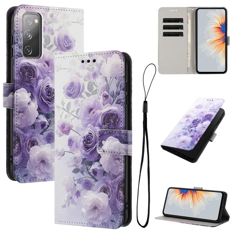 Custodia per telefono in pelle con motivo a colori, For Samsung Galaxy S20 FE, For Samsung Galaxy S22 Ultra 5G, For Samsung Galaxy S22+ 5G