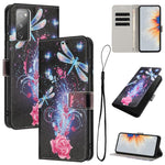 Custodia per telefono in pelle con motivo a colori, For Samsung Galaxy S20 FE, For Samsung Galaxy S22 Ultra 5G, For Samsung Galaxy S22+ 5G
