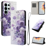 Custodia per telefono in pelle con motivo a colori, For Galaxy S26 FE 5G, For Samsung Galaxy S26+ 5G, For Samsung Galaxy S26 Ultra 5G