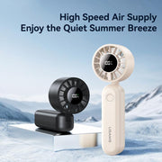 Ventilatore portatile pieghevole con display digitale USAMS ZB352, ZB352 (Black), ZB352 (Beige)