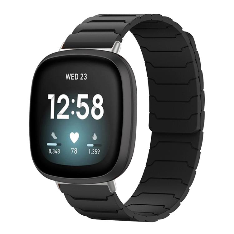 Cinturino per orologio magnetico in silicone xDfind, For Fitbit Versa 4 / 3 / Sense 2 / Sense
