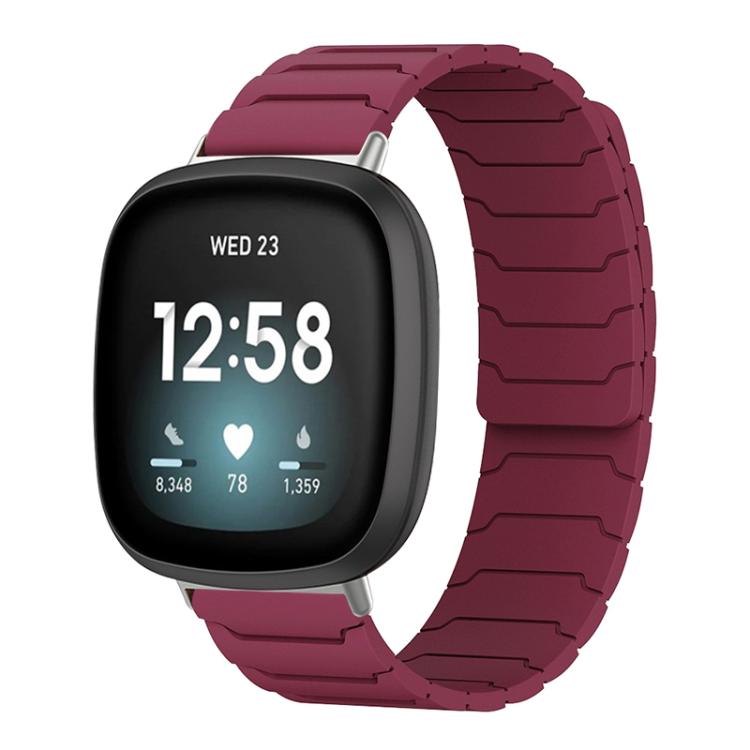 Cinturino per orologio magnetico in silicone xDfind, For Fitbit Versa 4 / 3 / Sense 2 / Sense