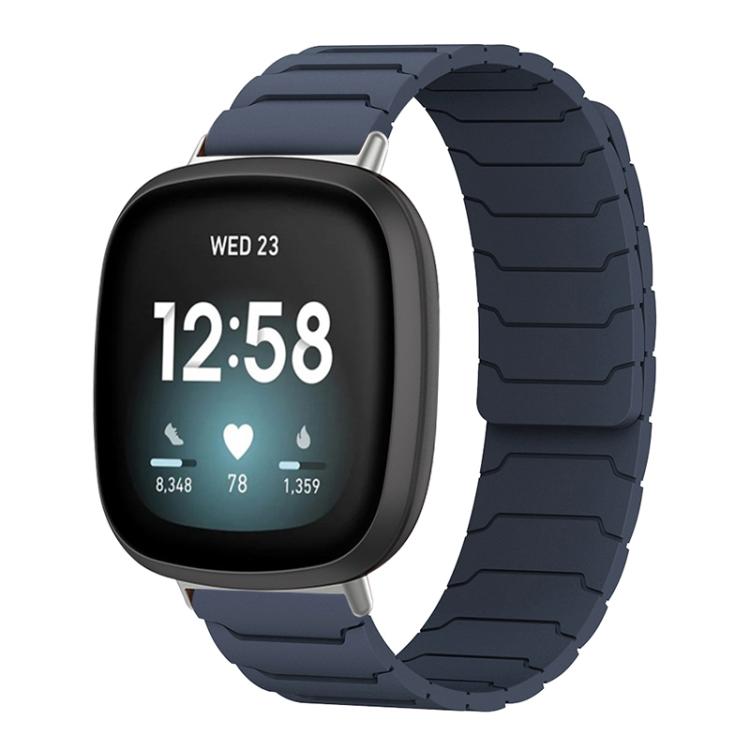Cinturino per orologio magnetico in silicone xDfind, For Fitbit Versa 4 / 3 / Sense 2 / Sense
