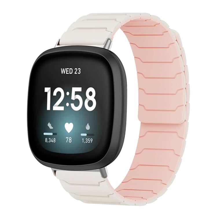 Cinturino per orologio magnetico in silicone xDfind, For Fitbit Versa 4 / 3 / Sense 2 / Sense
