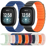 Cinturino per orologio magnetico in silicone xDfind, For Fitbit Versa 4 / 3 / Sense 2 / Sense