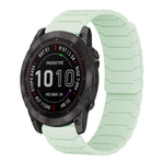 Cinturino per orologio magnetico in silicone xDfind, For Garmin Fenix 8/7X/6X/5X 26mm, For Garmin Fenix 8/7/6/5 22mm