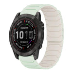 Cinturino per orologio magnetico in silicone xDfind, For Garmin Fenix 8/7X/6X/5X 26mm, For Garmin Fenix 8/7/6/5 22mm